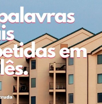 12 palavras mais repetidas em inglês